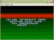 WonderSwan HBlank interrupt demo screenshot